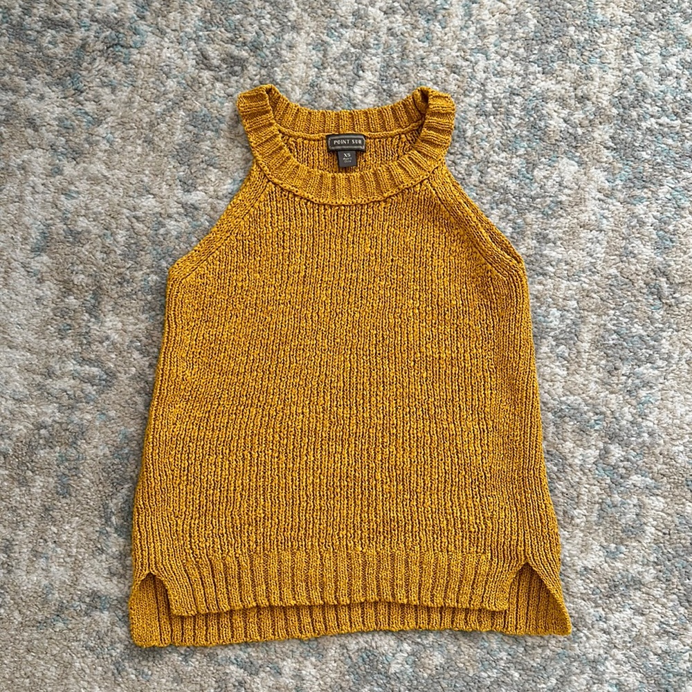 UO Yellow Knit Top